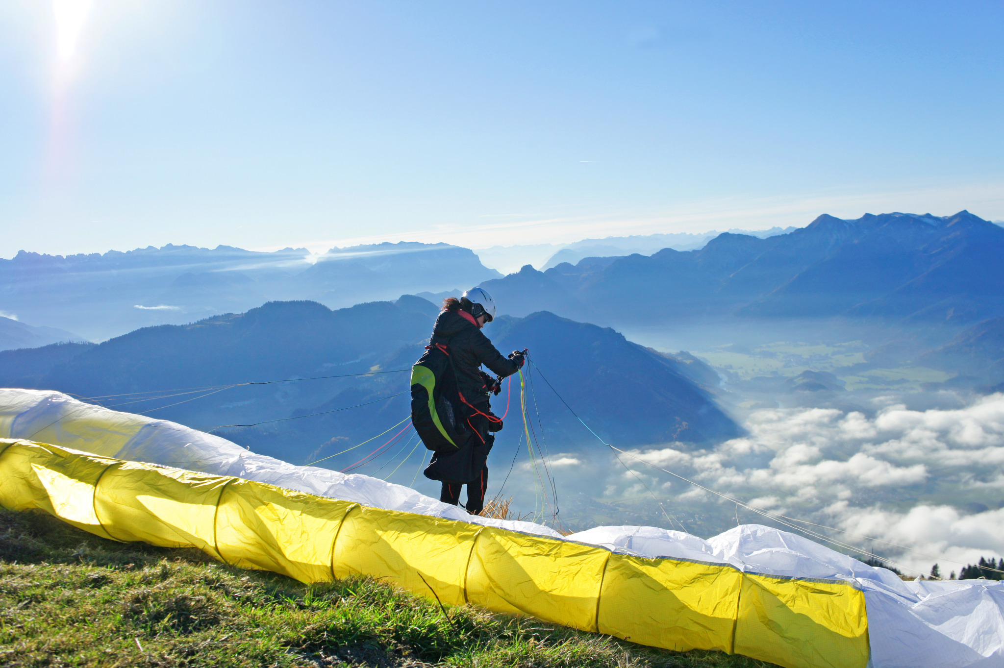 Süddeutsche Gleitschirmschule Unterwössen im Achental, Chiemgau