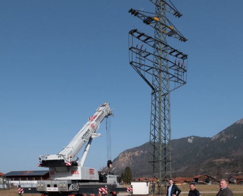 Mittelspannungsleitung Abbau -01